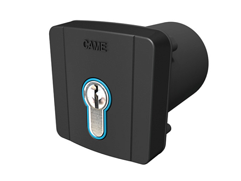 Купить Встраиваемый ключ-выключатель CAME SELD2FDG с цилиндром замка DIN и синей подсветко с доставкой и установкой в Темрюке