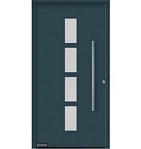 Двери входные алюминиевые  ThermoPlan Hybrid Hormann – Мотив 501 в Темрюке