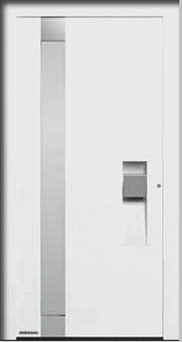 Двери входные алюминиевые ThermoCarbon Hormann - Мотив 306 в Темрюке