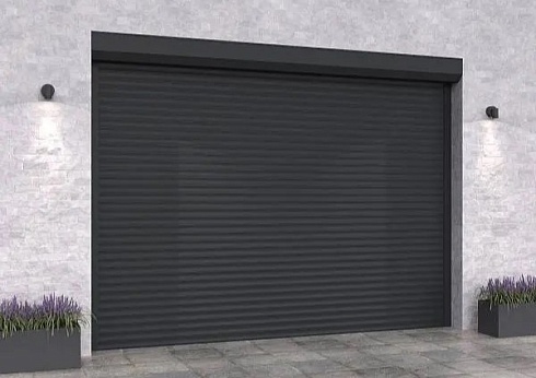 Рулонные ворота для гаража Алютех Trend с алюминиевым профилем PD/77 и высокой защитой от взлома с доставкой в Темрюке 